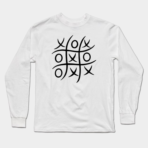 Tic tac toe Long Sleeve T-Shirt by Frenzy Fox